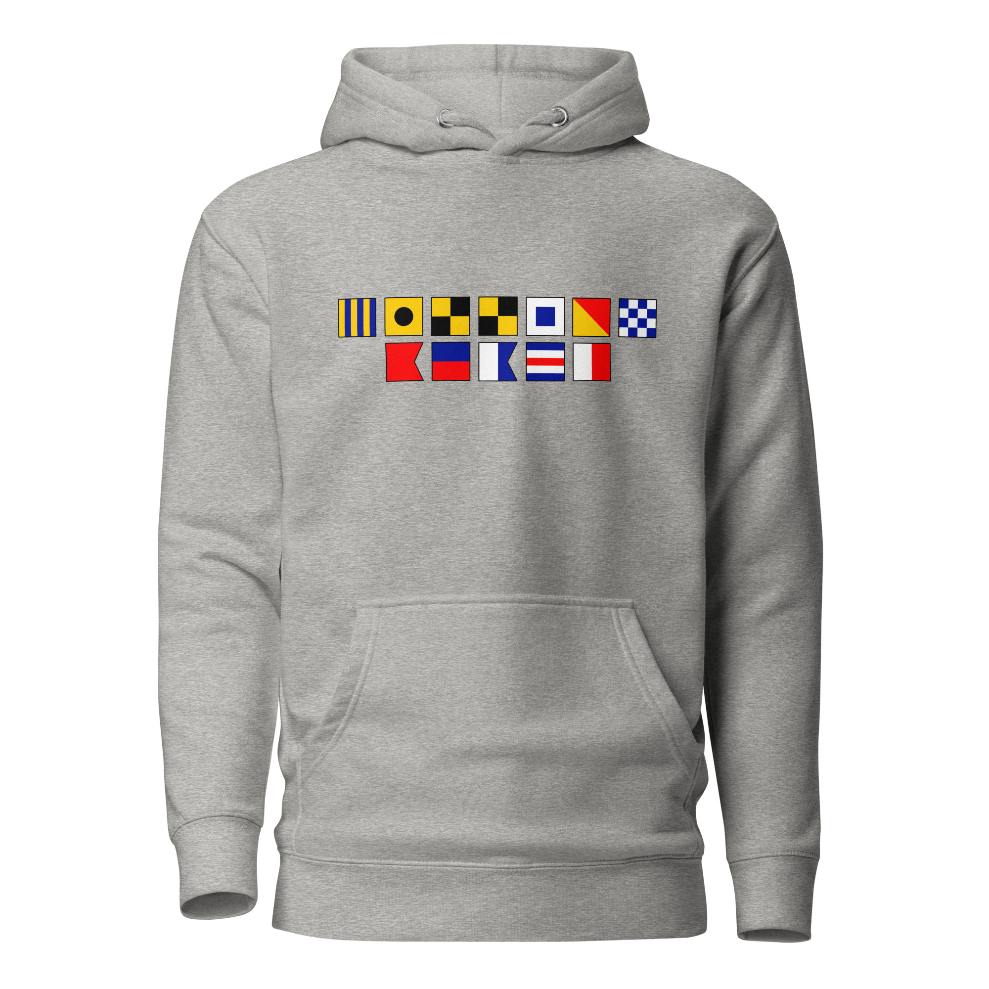 Hoodie with flags hot sale on sleeves